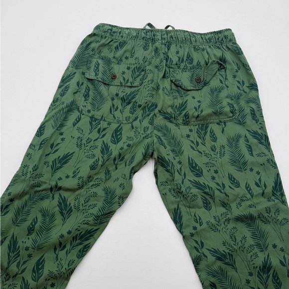 Nicole Miller New York XS Green Botanical Print Lounge Pants - Picture 6 of 6